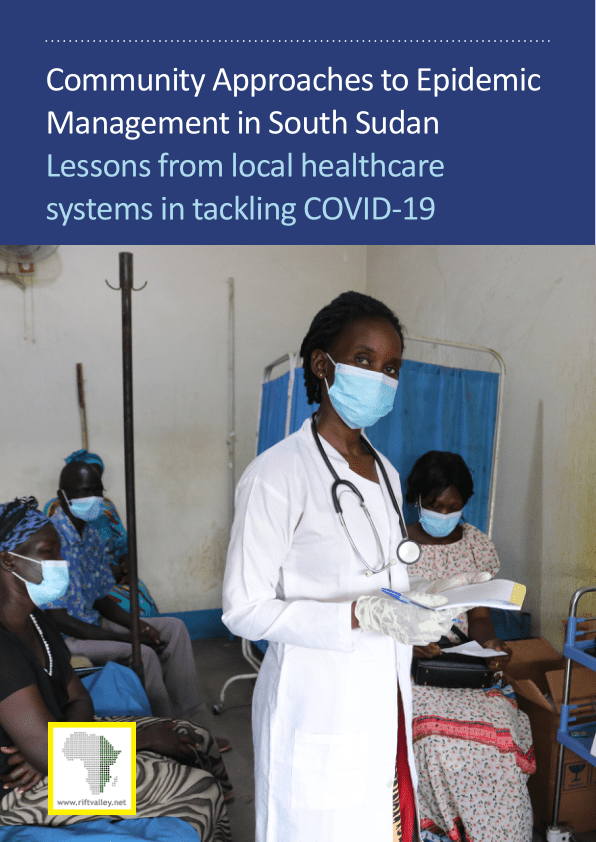 Figure 1. Cover of full report with Doctor Rose Ayoo  (© Silvano Yokwe)